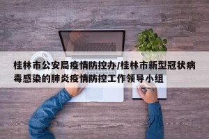 桂林市公安局疫情防控办/桂林市新型冠状病毒感染的肺炎疫情防控工作领导小组